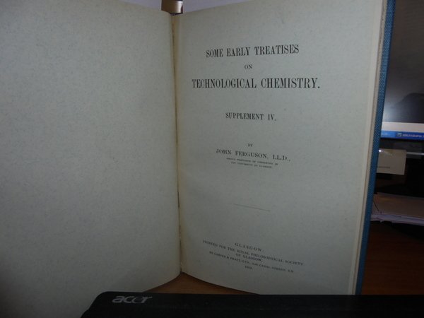 Some Early Treatises on Technological Chemistry