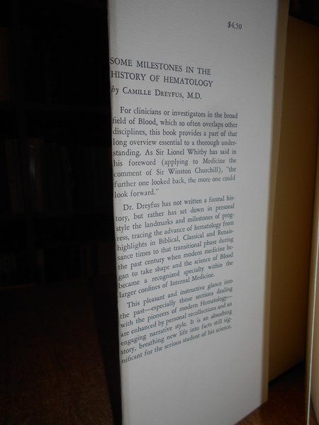 Some Milestones in the History of Hematology