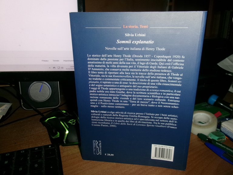 Somnii explanatio. Novelle sull' arte italiana di Henry Thode. SILVIA …