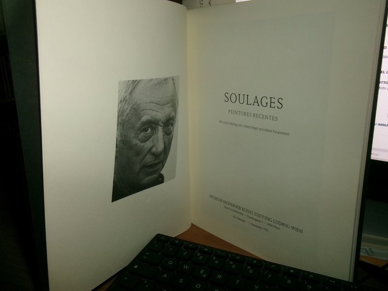 SOULAGES Peintures recentes.Mit einem von Lorand Hegyl und Alfred Pacquement …