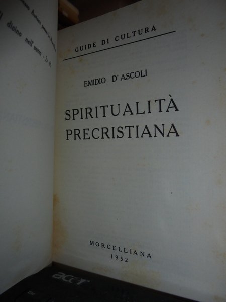 Spiritualità Precristiana