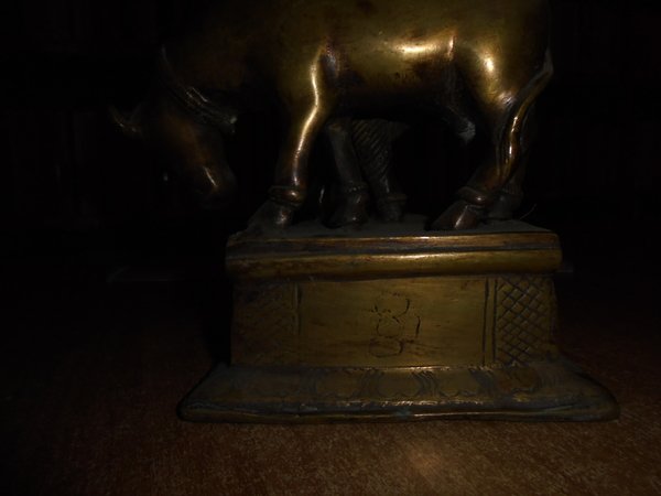 (Statuetta) Antica Statua Indiana in bronzo