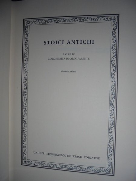 STOICI ANTICHI