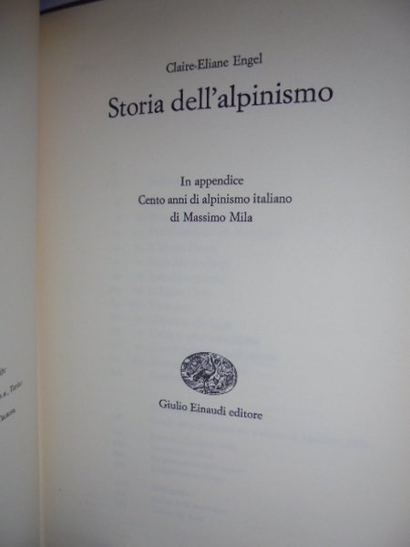 Storia dell' alpinismo