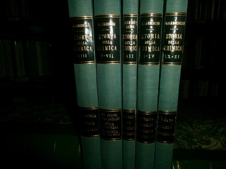 STORIA DELLA CHIMICA. ICILIO GUARESCHI