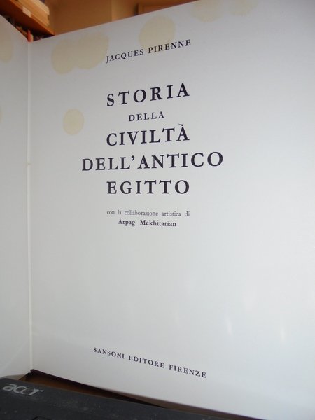 Storia della Civiltà dell' Antico Egitto