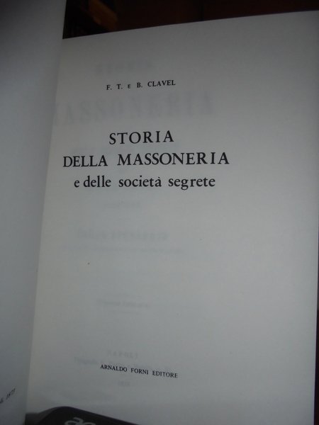 Storia della Massoneria e delle società segrete