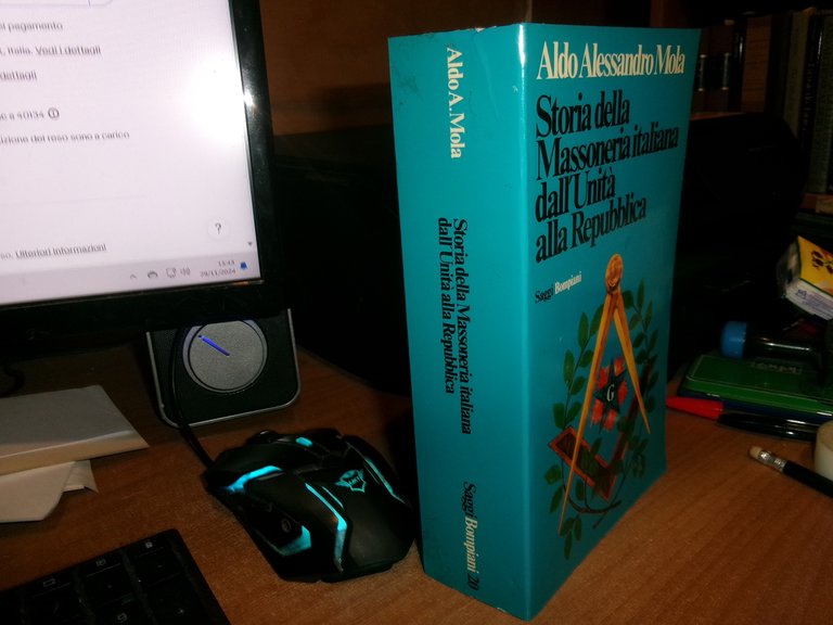 Storia della Massoneria Italiana dall'Unità alla Repubblica. ALDO MOLA 1976