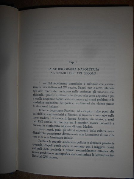 STORIA DELLA STORIOGRAFIA DEL REGNO DI NAPOLI