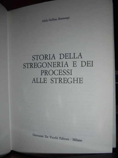 Storia della stregoneria e dei processi alle streghe