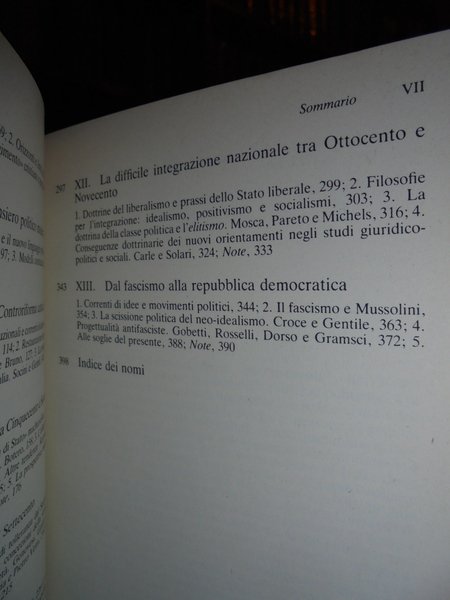 Storia delle dottrine politiche in Italia