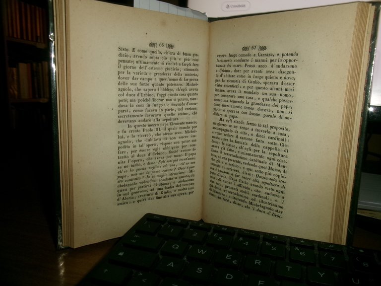 Storia di Michelangelo Bonarroti pittore scultore e architetto fiorentino