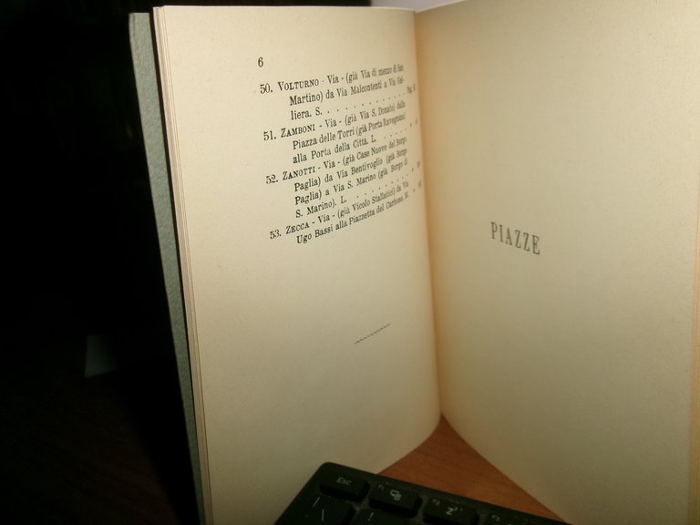 Strade vecchie, nomi nuovi della città di Bologna. Strenna bolognese …