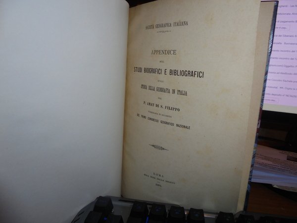 STUDI BIOGRAFICI E BIBLIOGRAFICI SULLA STORIA DELLA GEOGRAFIA IN ITALIA …