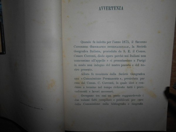 STUDI BIOGRAFICI E BIBLIOGRAFICI SULLA STORIA DELLA GEOGRAFIA IN ITALIA …