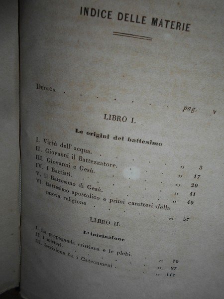 (Studi esoterici e religiosi) Storia del Battesimo. volume unico