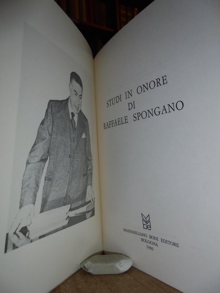 STUDI IN ONORE DI RAFFAELE SPONGANO