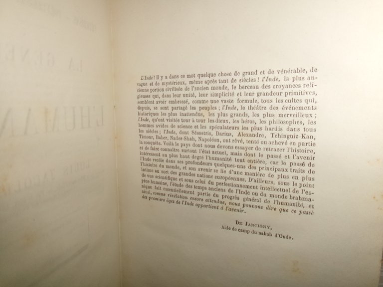 (Studi religiosi) La genèse de l' humanité. Fétichisme-Polythéisme...JACOLLIOT L. | Immagine Gallery 3
