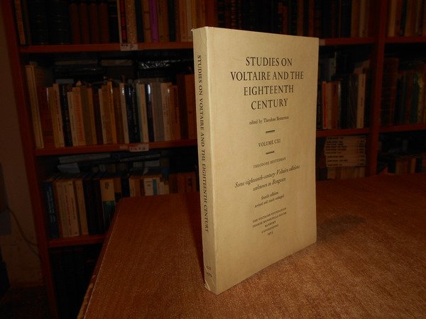 Studies on VOLTAIRE and the Eighteenth Century