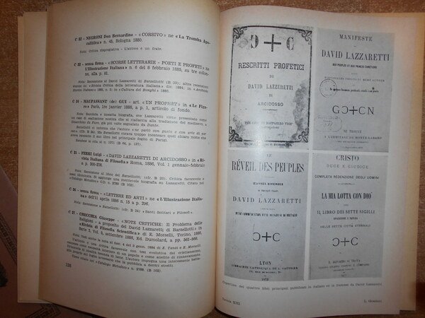 Studio Bibliografico su DAVID LAZZARETTI Profeta dell' Amiata