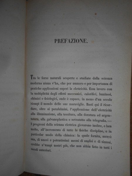 Sulle Dottrine Elettriche nel Secolo XVIII saggio storico