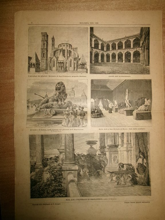Supplemento straordinario illustrato del SECOLO. BOLOGNA NEL 1888 l' Esposizione | Immagine Gallery 2