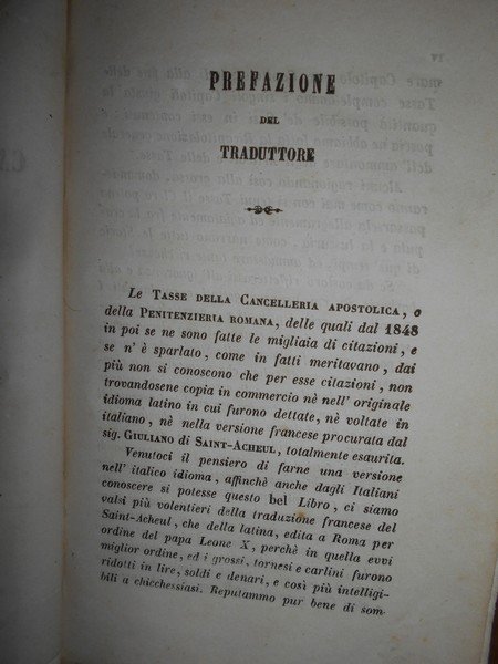 TASSE della Cancelleria Apostolica ossia della Bottega del Papa con …