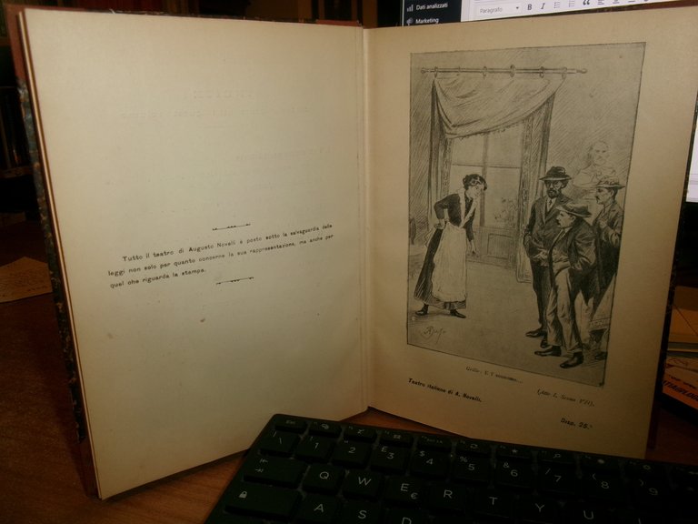 Teatro italiano di AUGUSTO NOVELLI con illustrazioni di A. Bastianini. …