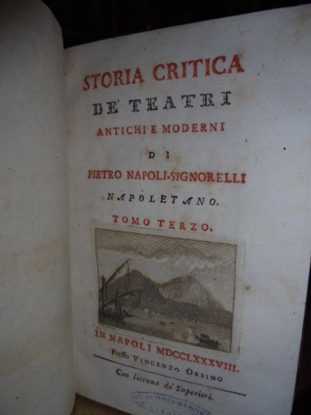 (Teatro) Storia critica de' teatri antichi e moderni