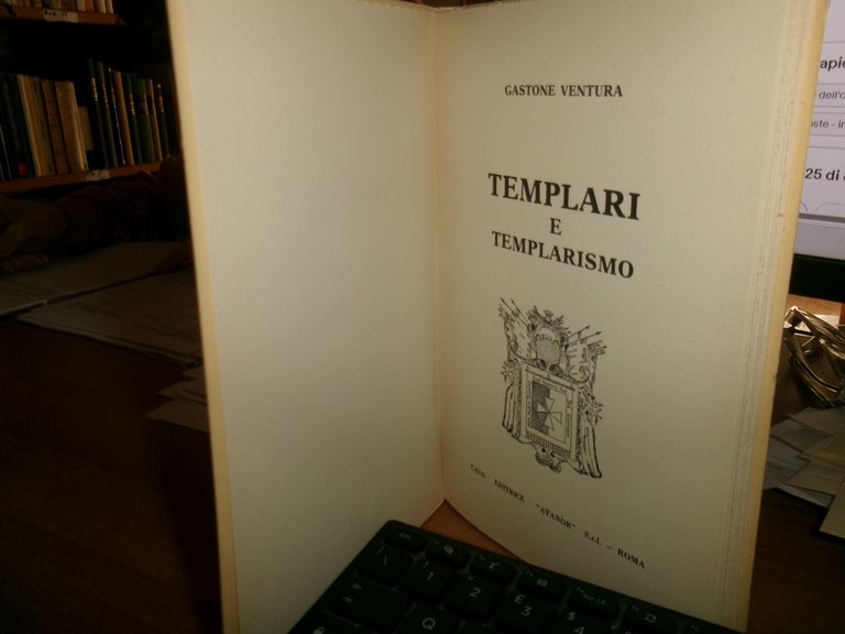 TEMPLARI e TEMPLARISMO. Ventura Gastone 1980