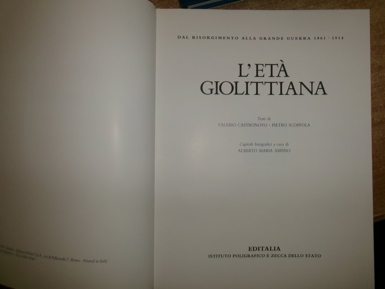 Testi da Valerio Castronovo/Scoppola. Dal Risorgimento alla Grande Guerra 1861