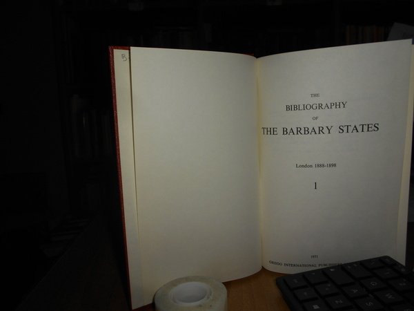 The Bibliography of THE BARBARY STATES