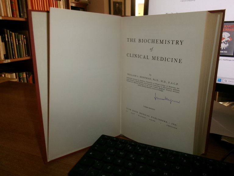 The Biochemistry Of Clinical Medicine by W.S. Hoffman Third Edition …