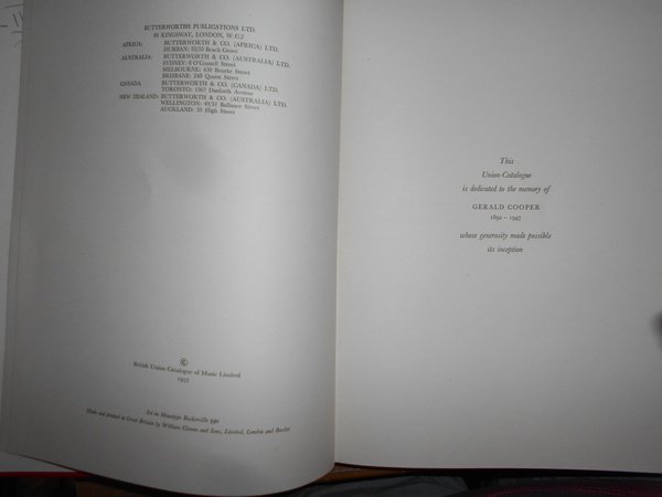 The British Union-Catalogue Of Early Music Printed Before The Year …
