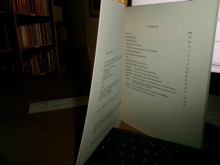 THE ' CHIMICK BOOKES' OF SIR OWEN WYNNE OF GWYDIR.. …