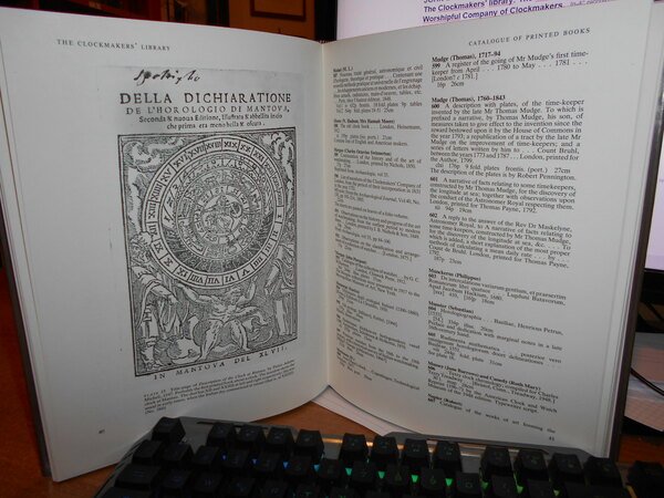 The Clockmakers' library: The catalogue of the books and manuscripts …