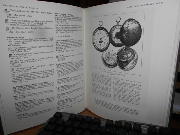 The Clockmakers' library: The catalogue of the books and manuscripts …