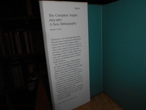 The Compleat Angler 1653-1967. A New Bibliography