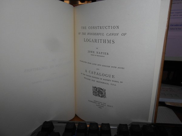 The Construction of the Wonderful Canon of Logarithms