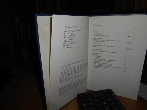THE CRONE LIBRARY. Books on the Art of Navigation Left …
