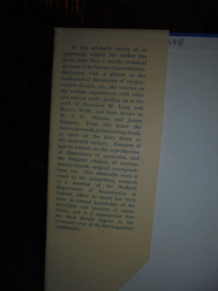 The Development of Inhalation Anaesthesia. With Special Reference to the …