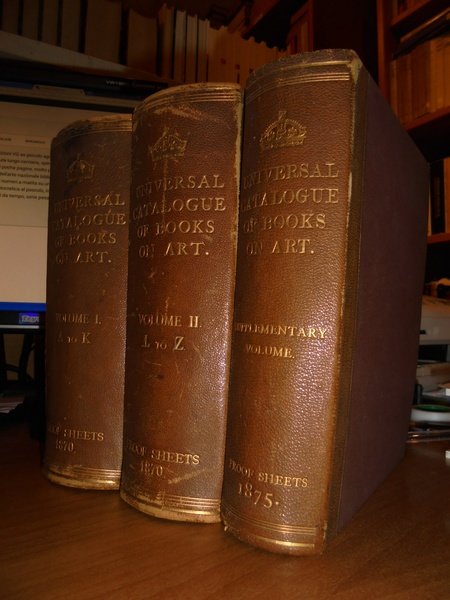 The First Proofs o the UNIVERSAL CATALOGUE of Books on …
