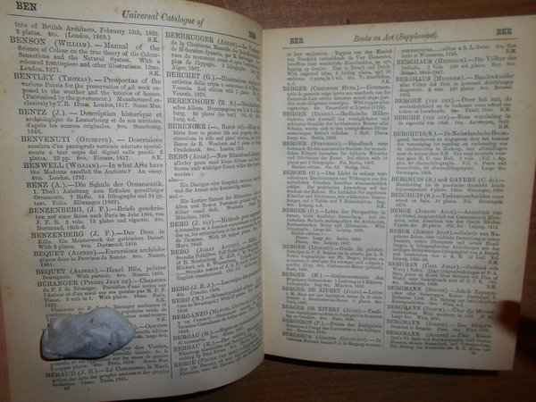 The First Proofs o the UNIVERSAL CATALOGUE of Books on …