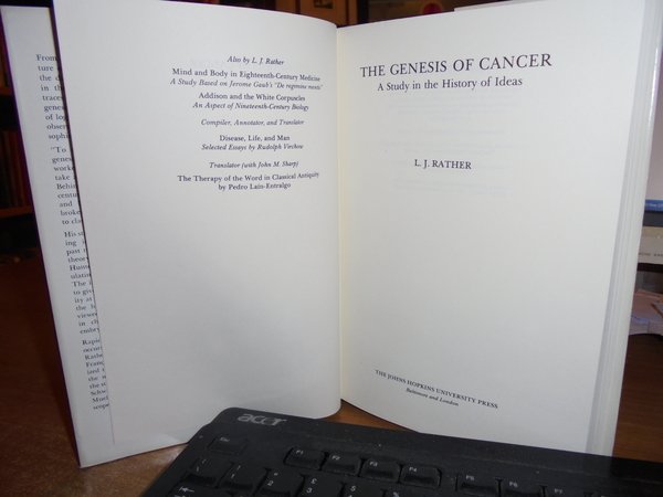 The Genesis of Cancer. A Study in the History of …