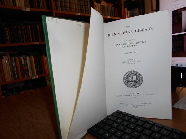 The John Crerar Library a list of books on the …