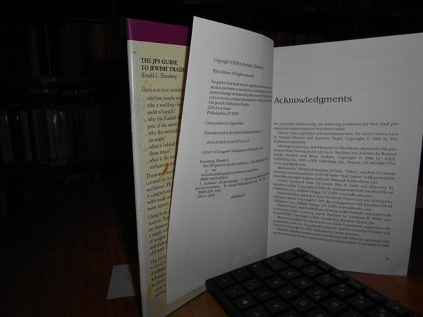 The JPS Guide to JEWISH traditions