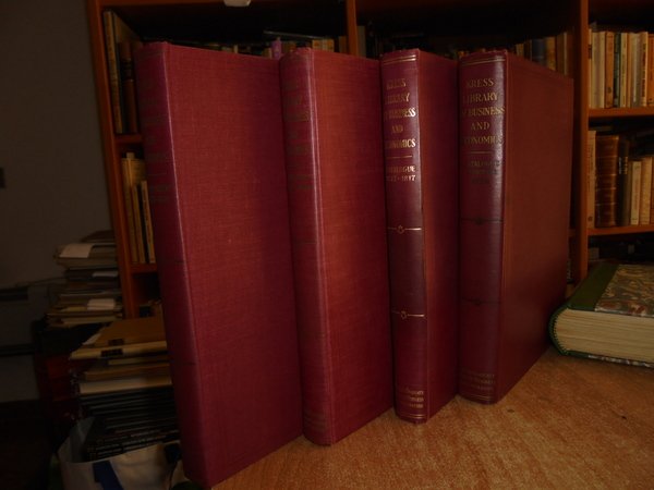 The KRESS LIBRARY of BUSINNES and ECONOMICS. Catalogue.