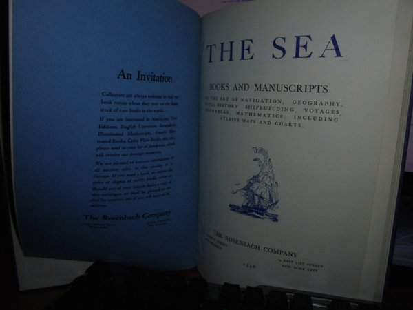 THE SEA Books and Manuscripts on the Art of Navigation, …