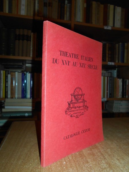 THEATRE ITALIEN du XVI au XIX Siecle. Catalogue CXXXXI | Immagine Gallery 1