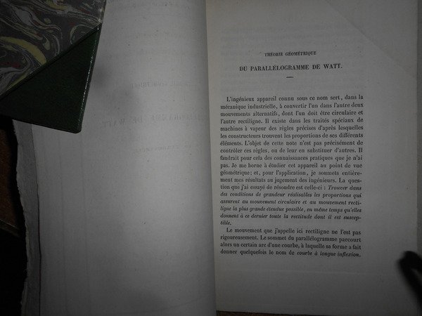 Théorie Géométrique de Parallélogramme de Watt